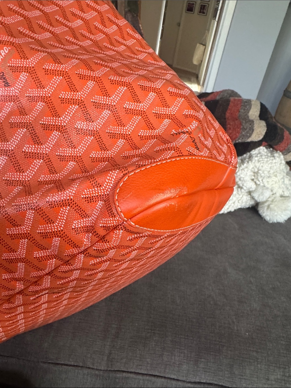Authentic Goyard Bowling 55- Orange - Picture 8 of 12